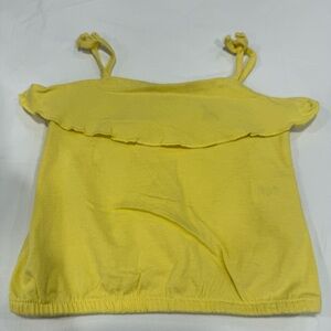 Y2K Old Navy Sunny Yellow Kids Tank Top Size 6-12 months